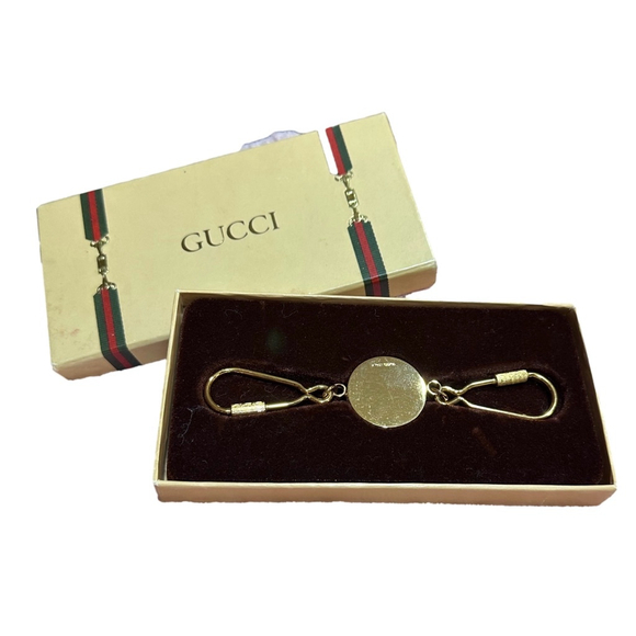 ULTRA RARE Vintage Vente Exclusive PAR Gucci Key Chain - Picture 2 of 4